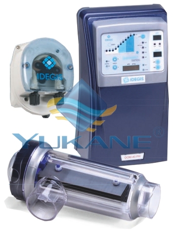 Idegis Domotic DOM-12pH Clorador Salino Piscinas con Control de pH Integrado