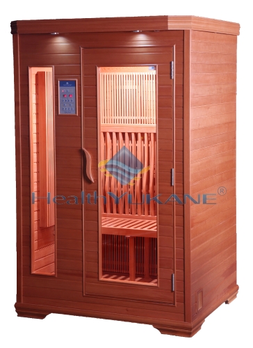 Sauna Infrarrojos Carbono 2 Personas de Cedro Rojo
