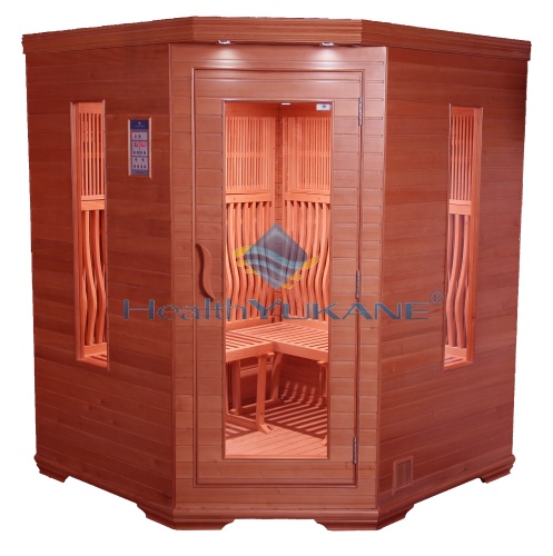 Sauna Infrarrojos Carbono 3/4 Personas de Cedro Rojo