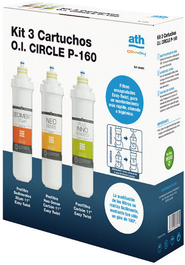 Kit 3 Filtros Originales Osmosis Circle
