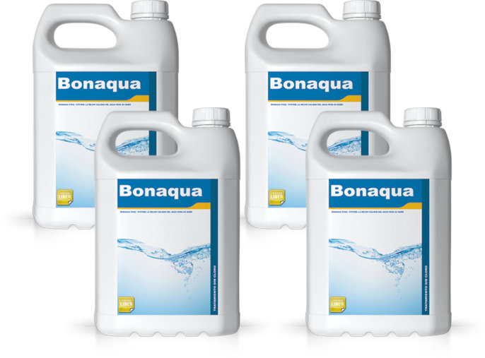 Pack Bonaqua Biocida y Bactericida (4 x 5 litros)