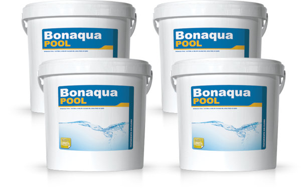 Pack Bonaqua Pool Oxidante y Desinfectante (4 x 5kg)