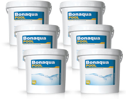 Pack Bonaqua Pool Oxidante y Desinfectante (6 x 1,6kg)
