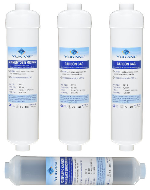 Conjunto Filtros Osmosis Compacta con PostFiltro Bacteriostático