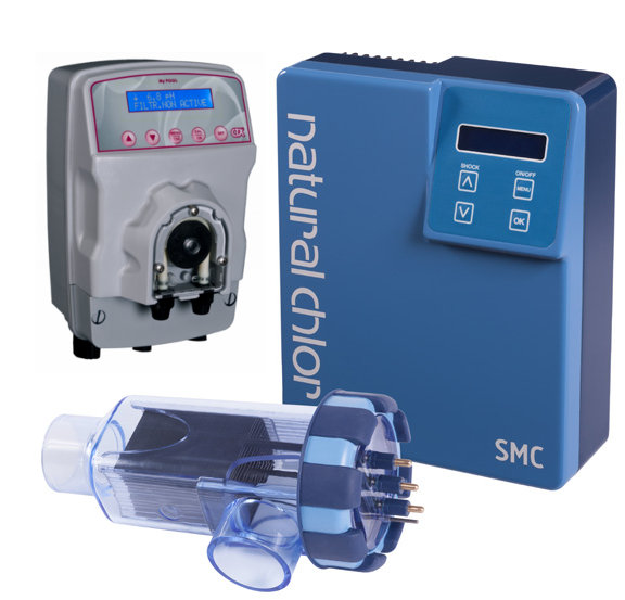 Clorador Salino NaturalChlor SMC10 + Regulador Automatico pH