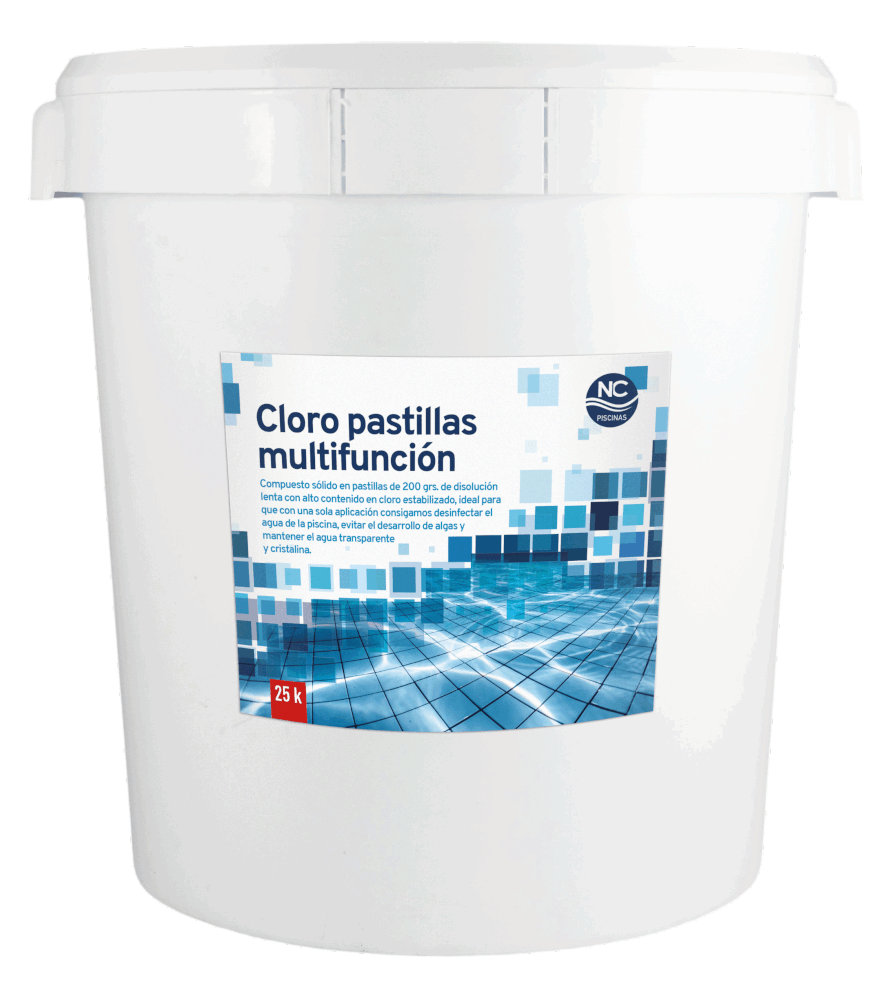 Cloro Multifunción en Tabletas New Chem (25 kg)