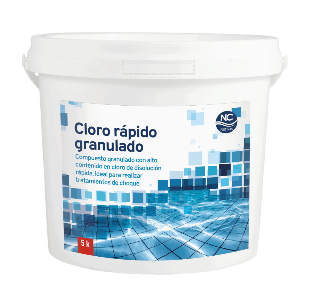 Cloro Rápido Granulado 55% New Chem (5kg)