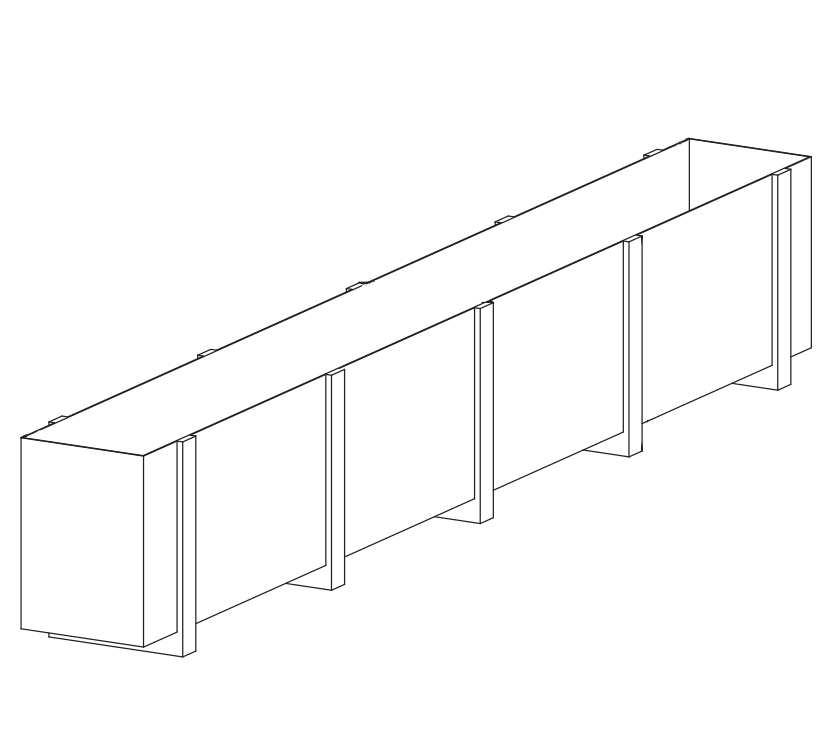 Embalaje de Cartón Cubierta Automática de Lamas