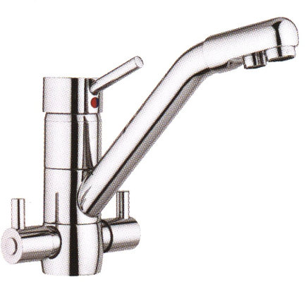 Grifo 3 vías osmosis inversa chef wt 17 con caño flexible