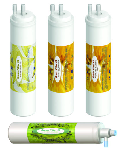 Huining Filtro de agua de membrana de /ósmosis inversa de repuesto para sistema de filtraci/ón de agua potable de 5 etapas 1 paquete, tubo de agua blanco