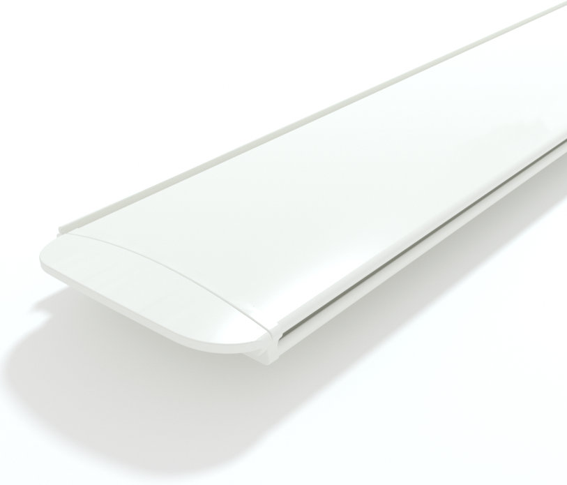 Lamas Color Blanco en PVC de 83 mm (m/l)