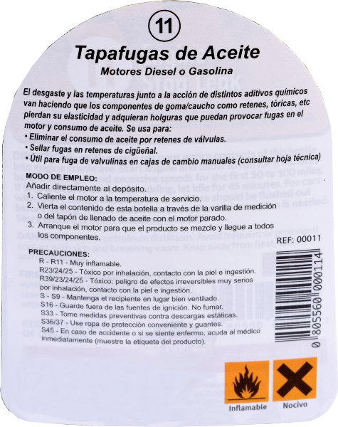 TAPAFUGAS DE ACEITE PARA MOTORES DIESEL Y GASOLINA