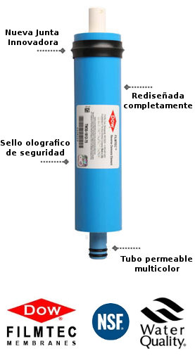 Membrana Osmosis Inversa 50 GPD Filmtec