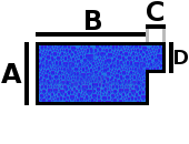 Rectangular romana cuadrada A
