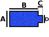 Rectangular romana cuadrada B