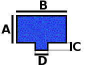 Rectangular romana cuadrada lateral B