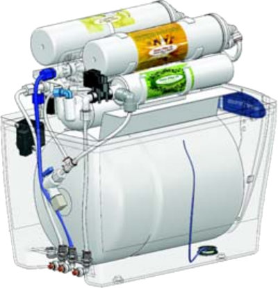 Osmosis ULTRA CS Recomax Rechazo 1x1 con bomba y postfiltro Remineralizador pH+