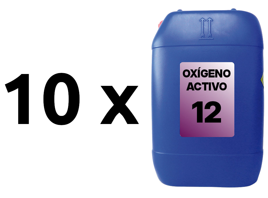 Pack 100 Litros de Oxígeno Activo 12 para Piscinas
