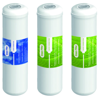 Pack 3 Filtros Osmosis Conexion Rapida Green Filter