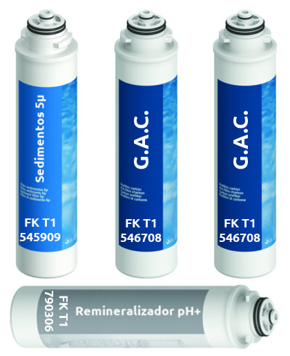 Pack 4 Filtros Osmosis Artesia24