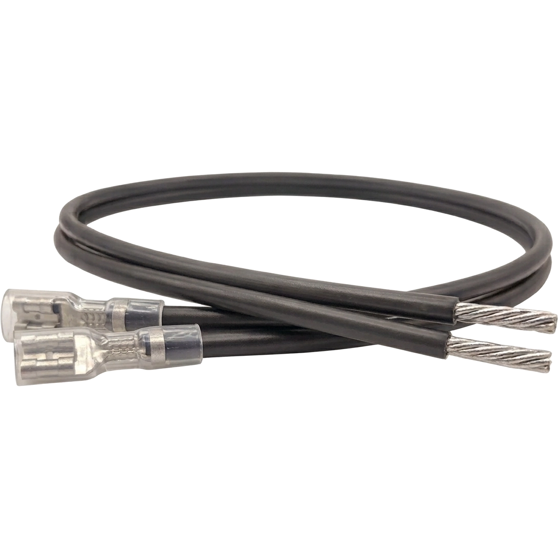 Pareja Cables UL3266 AWG22 de 35cm con Terminal Faston Hembra
