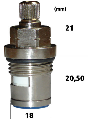 Grifo osmosis 1 vía válvula cerámica Radius 