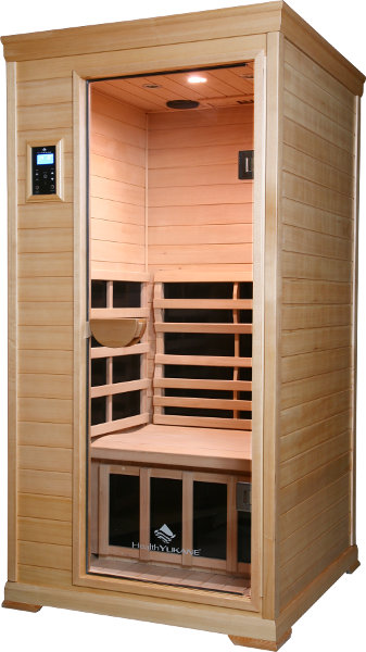 HealthYUKANE Sauna Infrarrojos LOW EMF 1 Persona Hemlock Hipoalergénico