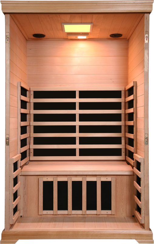 Radiant Sauna, sauna portátil tamaño grande, Marrón