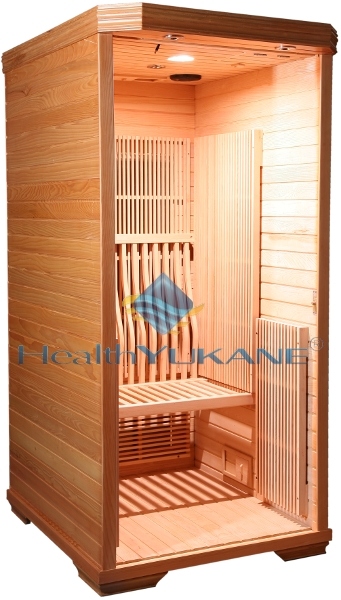 Sauna Infrarrojos Carbono 1 persona de hemlock