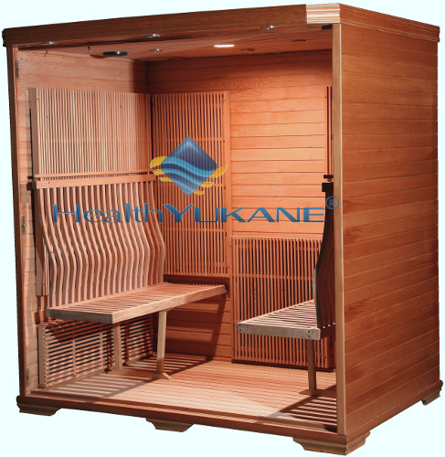Sauna Infrarrojos Carbono 4 personas de hemlock