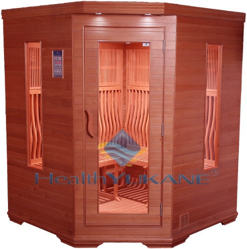 Sauna Infrarrojos Carbono 3/4 personas de cedro rojo