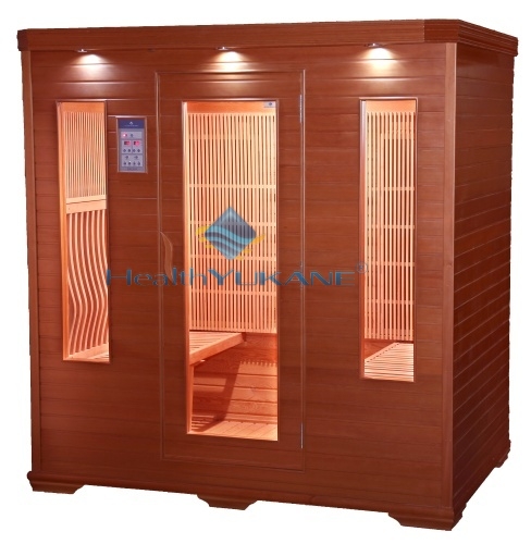 Sauna De Infrarrojos Arvika 120x120x190 Cm Color Color Natural Claro  Vente-unique con Ofertas en Carrefour