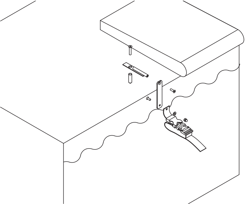 Soporte Escuadra Hebilla Antilevantamiento